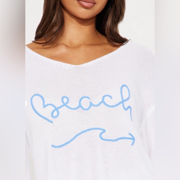 Women's White beach Set - Picture 4 of 4